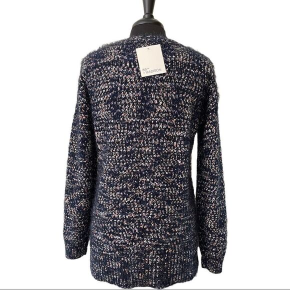 89th & Madison Eyelash Multicolor Sweater Sz M - Picture 6 of 12